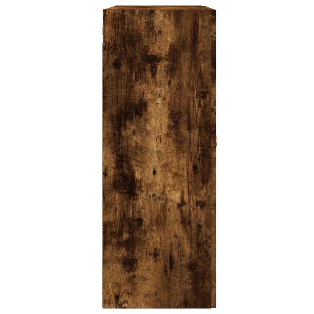 Wandschränke 2 Stk. Räuchereiche Holzwerkstoff