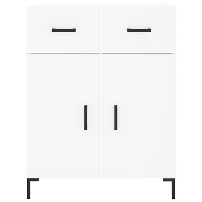 Highboard Weiß 69,5x34x180 cm Holzwerkstoff