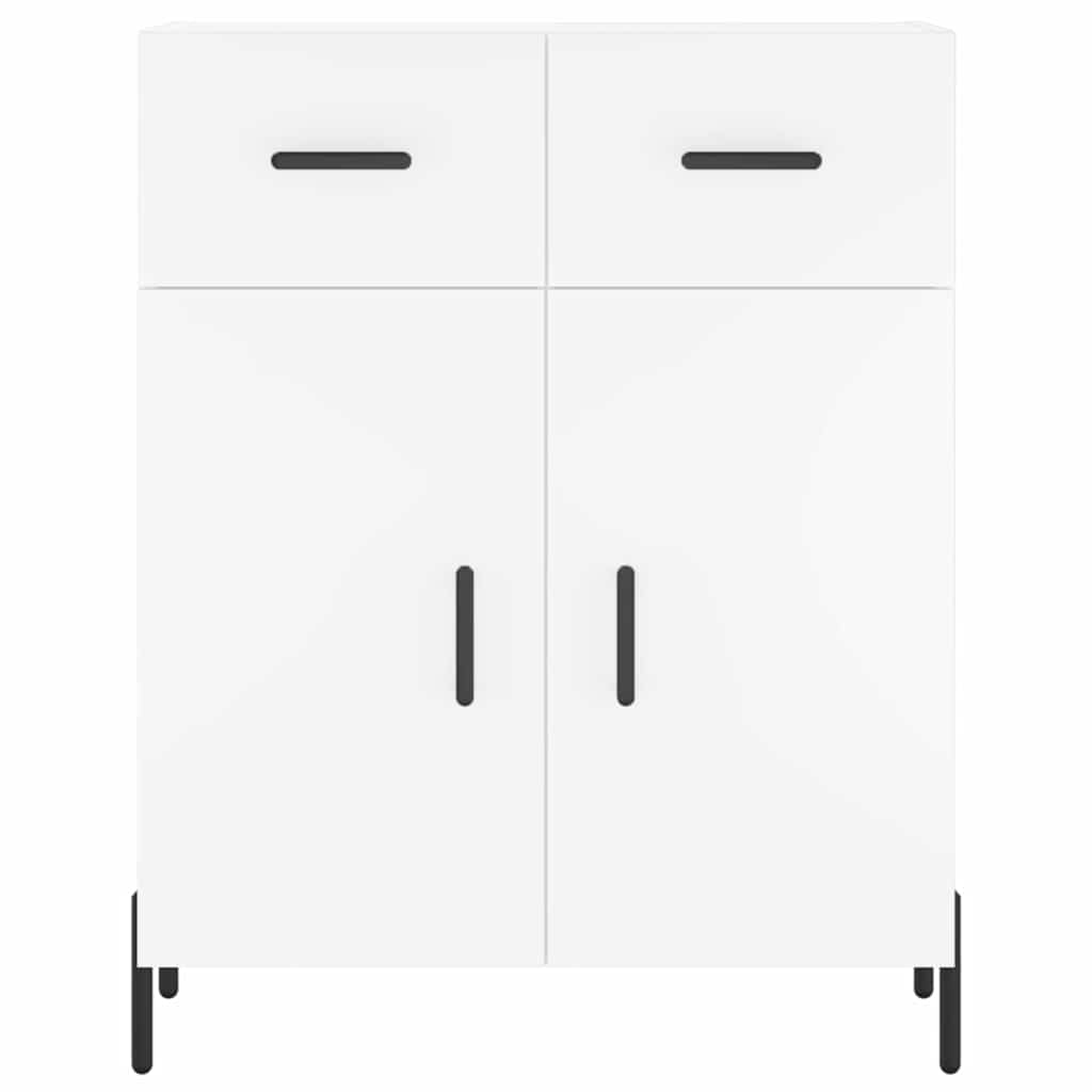 Highboard Weiß 69,5x34x180 cm Holzwerkstoff