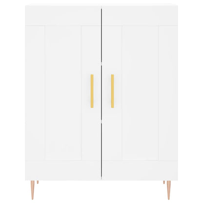 Highboard Weiß 69,5x34x180 cm Holzwerkstoff