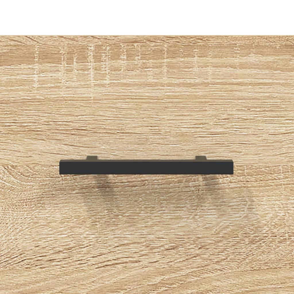 Highboard Sonoma-Eiche 69,5x34x180 cm Holzwerkstoff