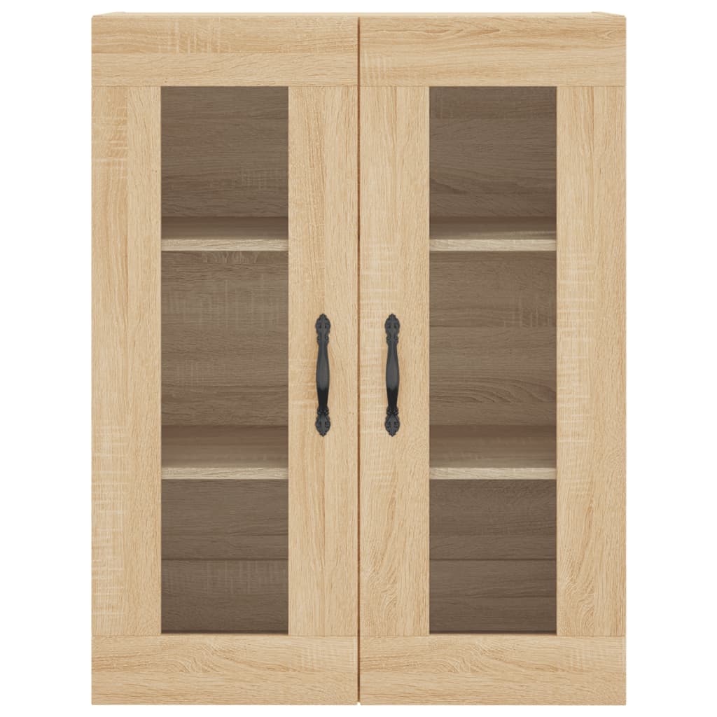 Highboard Sonoma-Eiche 69,5x34x180 cm Holzwerkstoff