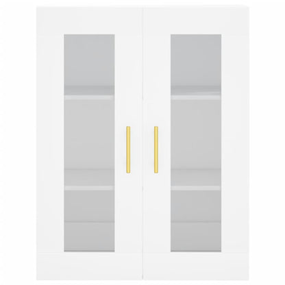 Highboard Weiß 69,5x34x180 cm Holzwerkstoff