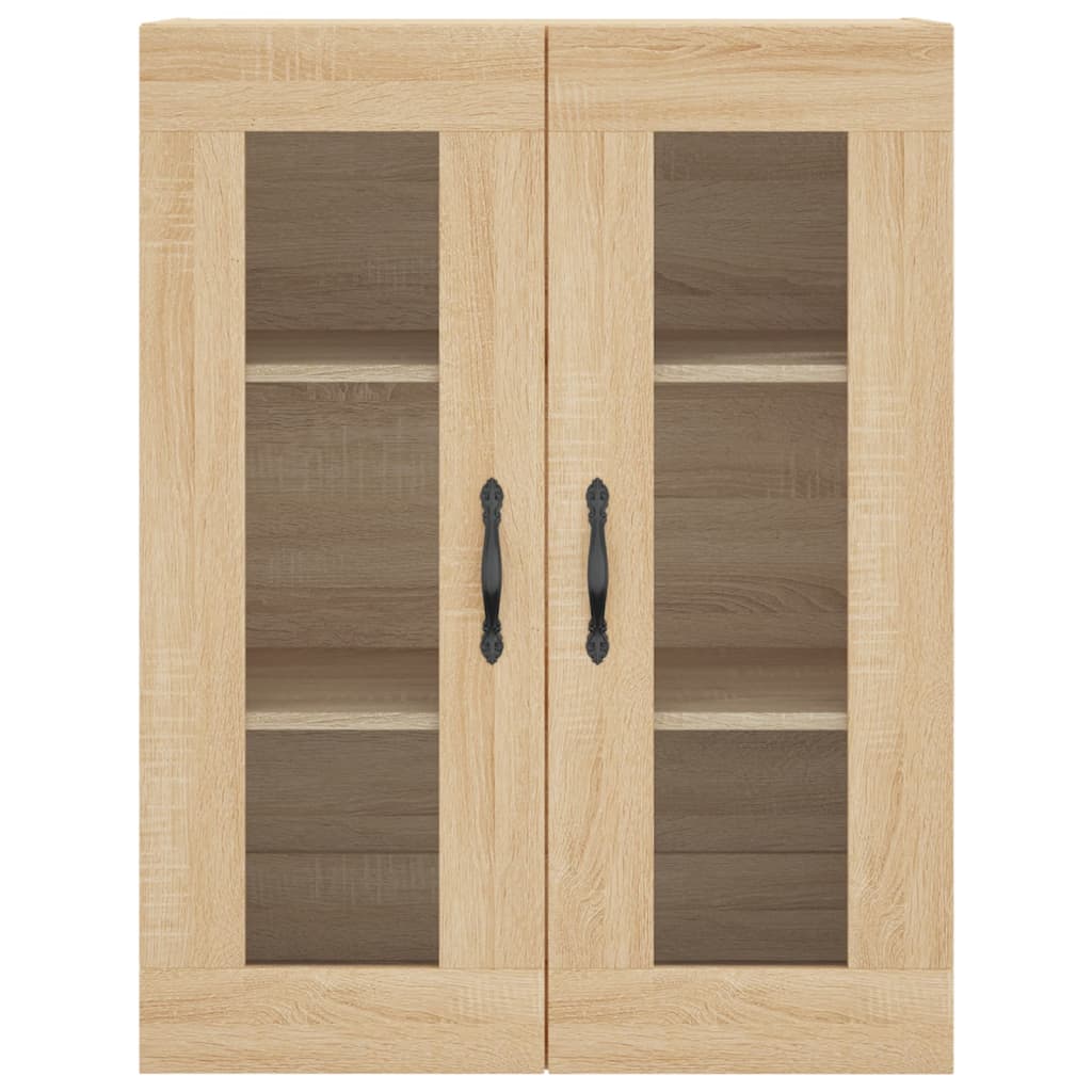 Highboard Sonoma-Eiche 69,5x34x180 cm Holzwerkstoff