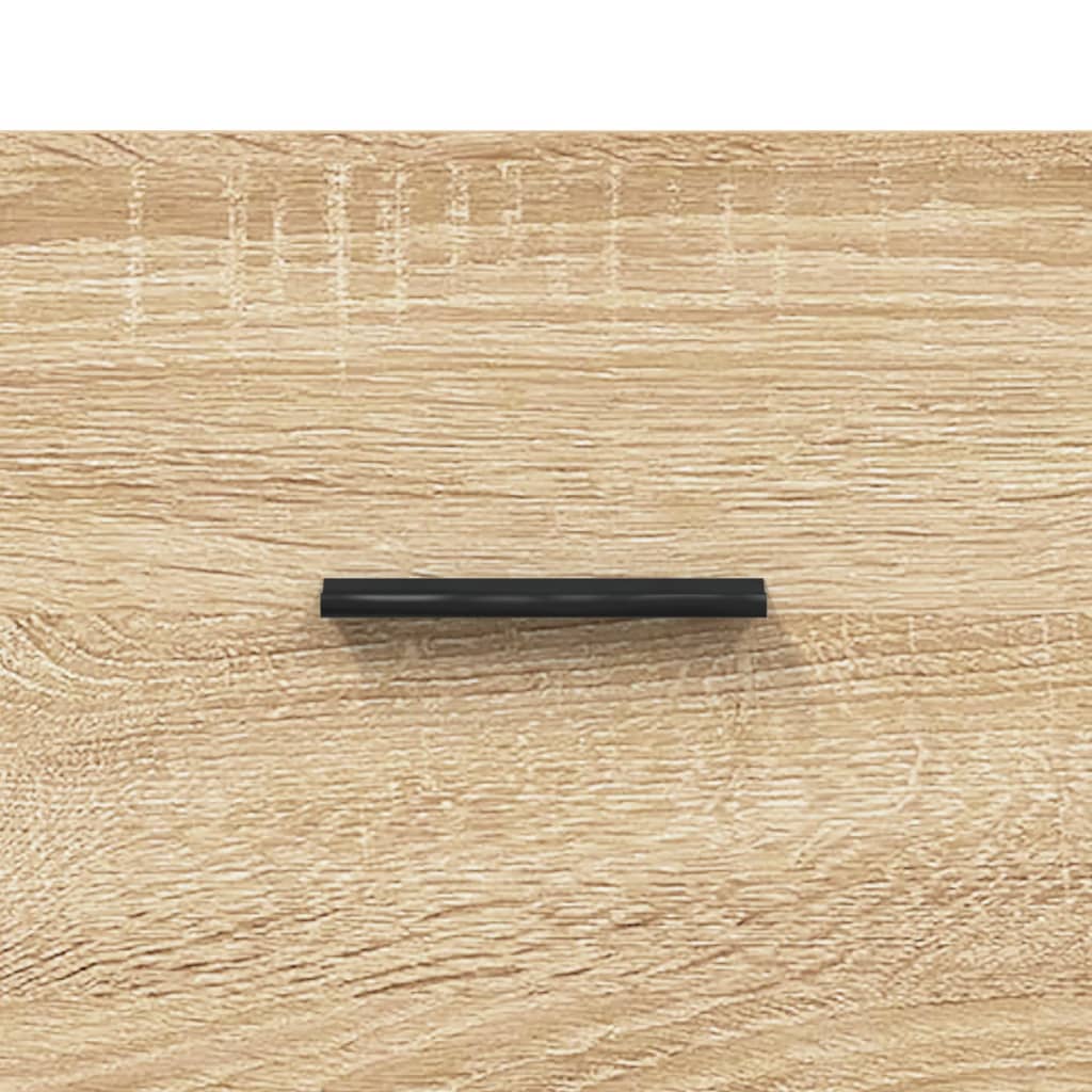 Highboard Sonoma-Eiche 69,5x34x180 cm Holzwerkstoff