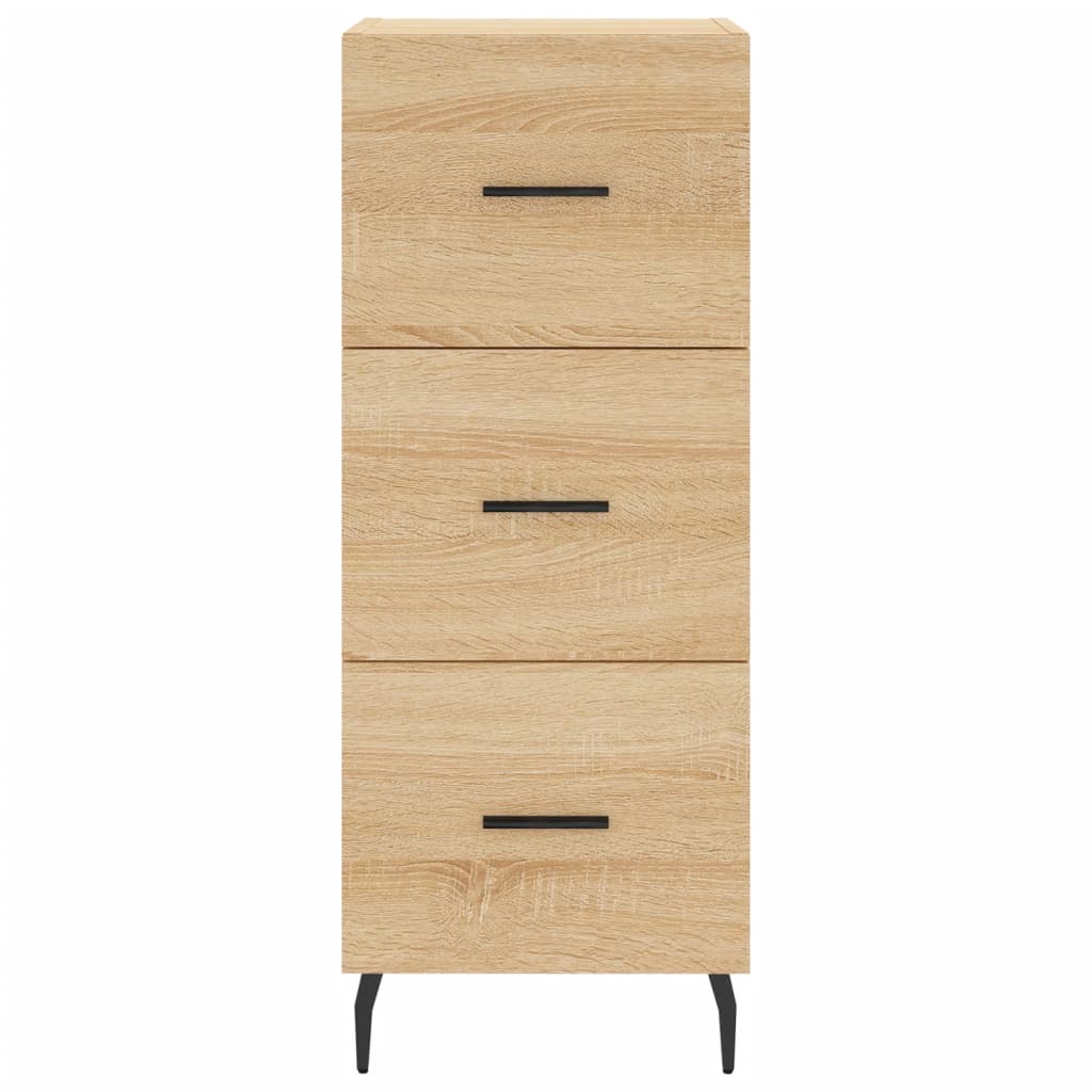 Highboard Sonoma-Eiche 34,5x34x180 cm Holzwerkstoff