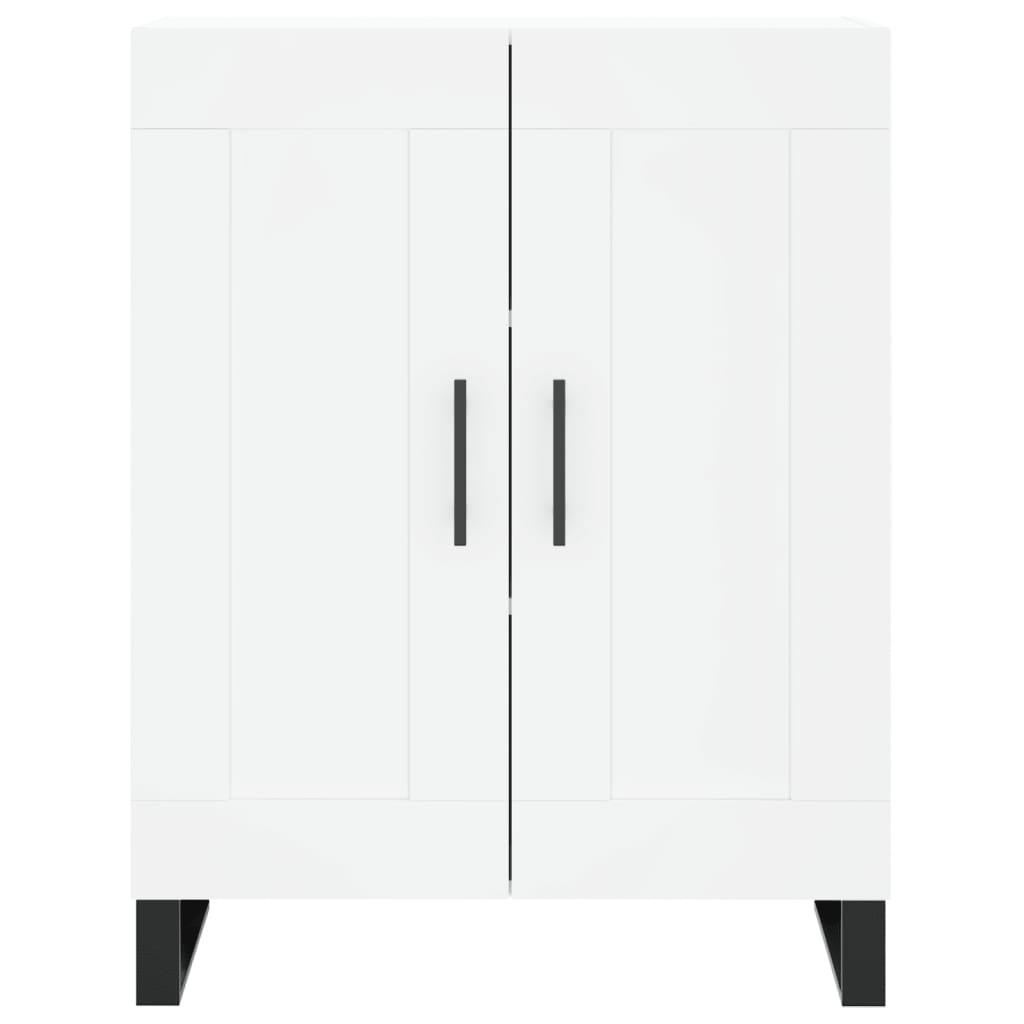 Highboard Weiß 69,5x34x180 cm Holzwerkstoff