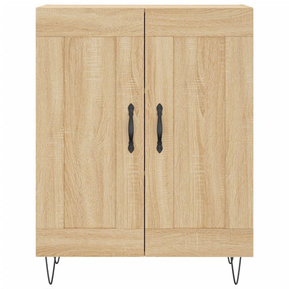 Highboard Sonoma-Eiche 69,5x34x180 cm Holzwerkstoff
