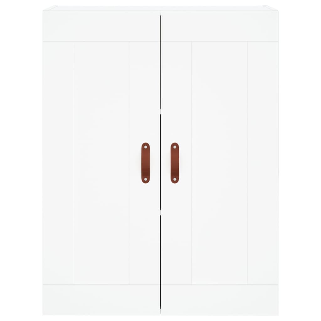Highboard Weiß 69,5x34x180 cm Holzwerkstoff