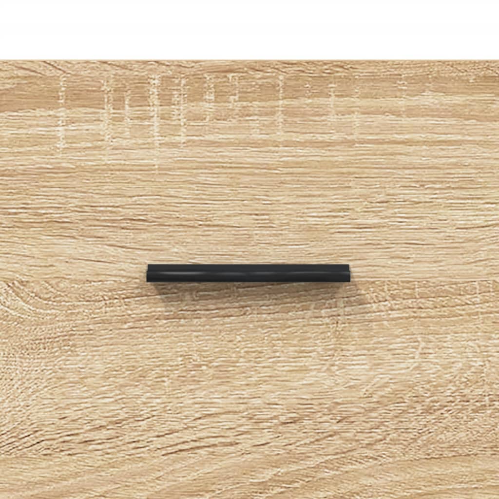 Highboard Sonoma-Eiche 69,5x34x180 cm Holzwerkstoff