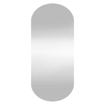 Wandspiegel 35x80 cm Glas Oval