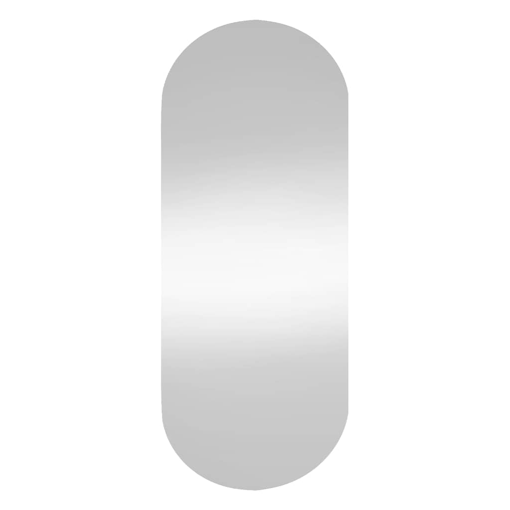 Wandspiegel 35x80 cm Glas Oval