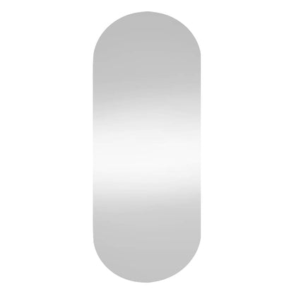 Wandspiegel 35x80 cm Glas Oval
