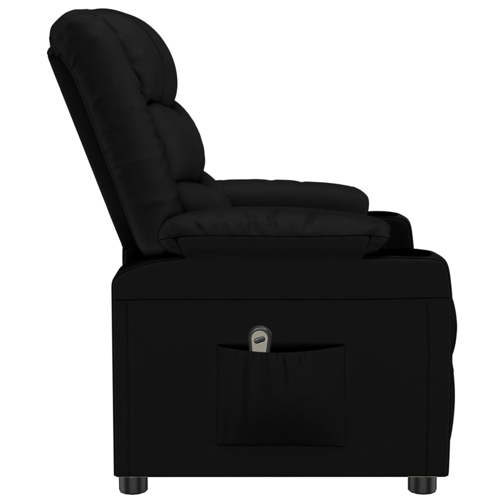 Relaxsessel Elektrisch Schwarz Kunstleder