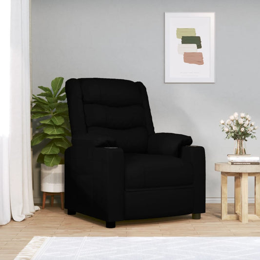 Massagesessel Elektrisch Schwarz Kunstleder