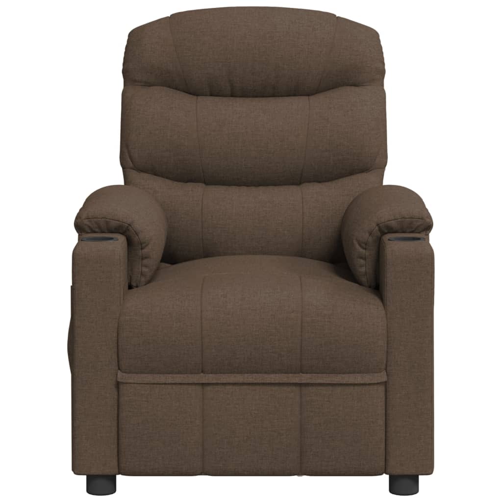 Relaxsessel Elektrisch Braun Stoff