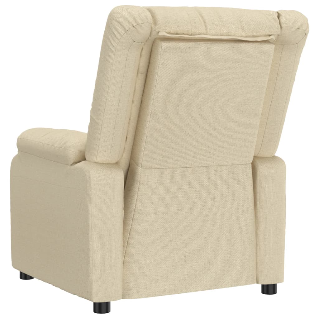 Massagesessel Elektrisch Creme Stoff