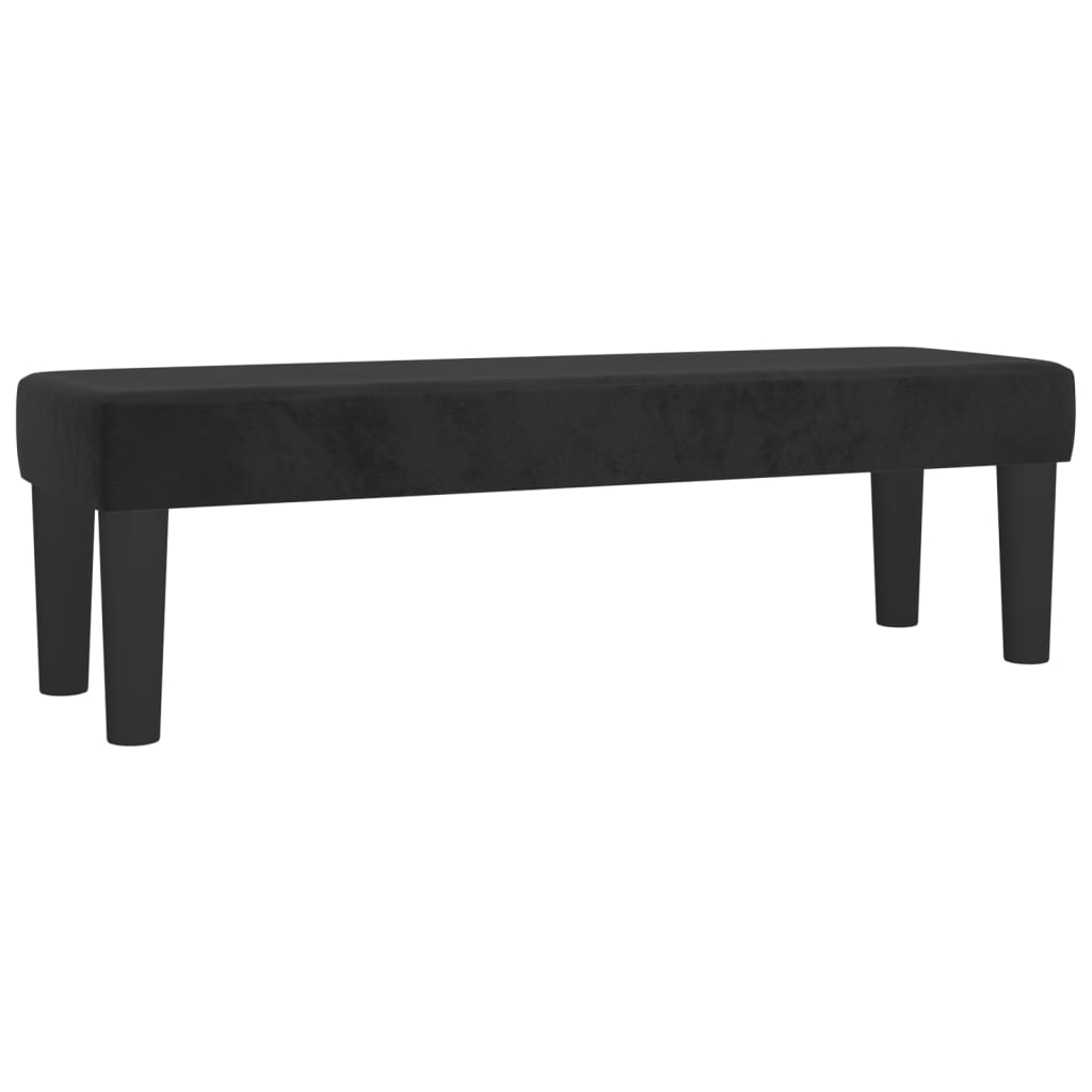 Box spring bed with mattress black 160x200 cm velvet