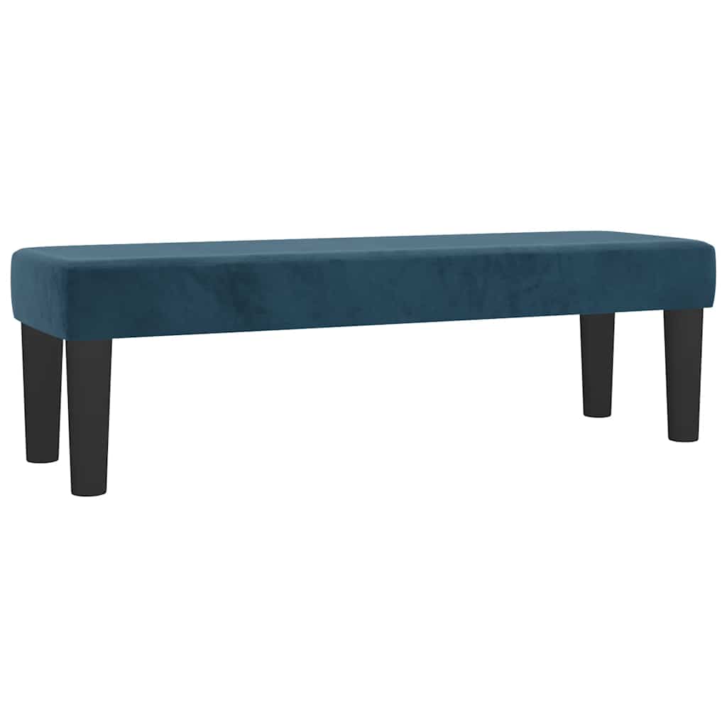 Boxspringbett mit Matratze Dunkelblau 200x200 cm Samt