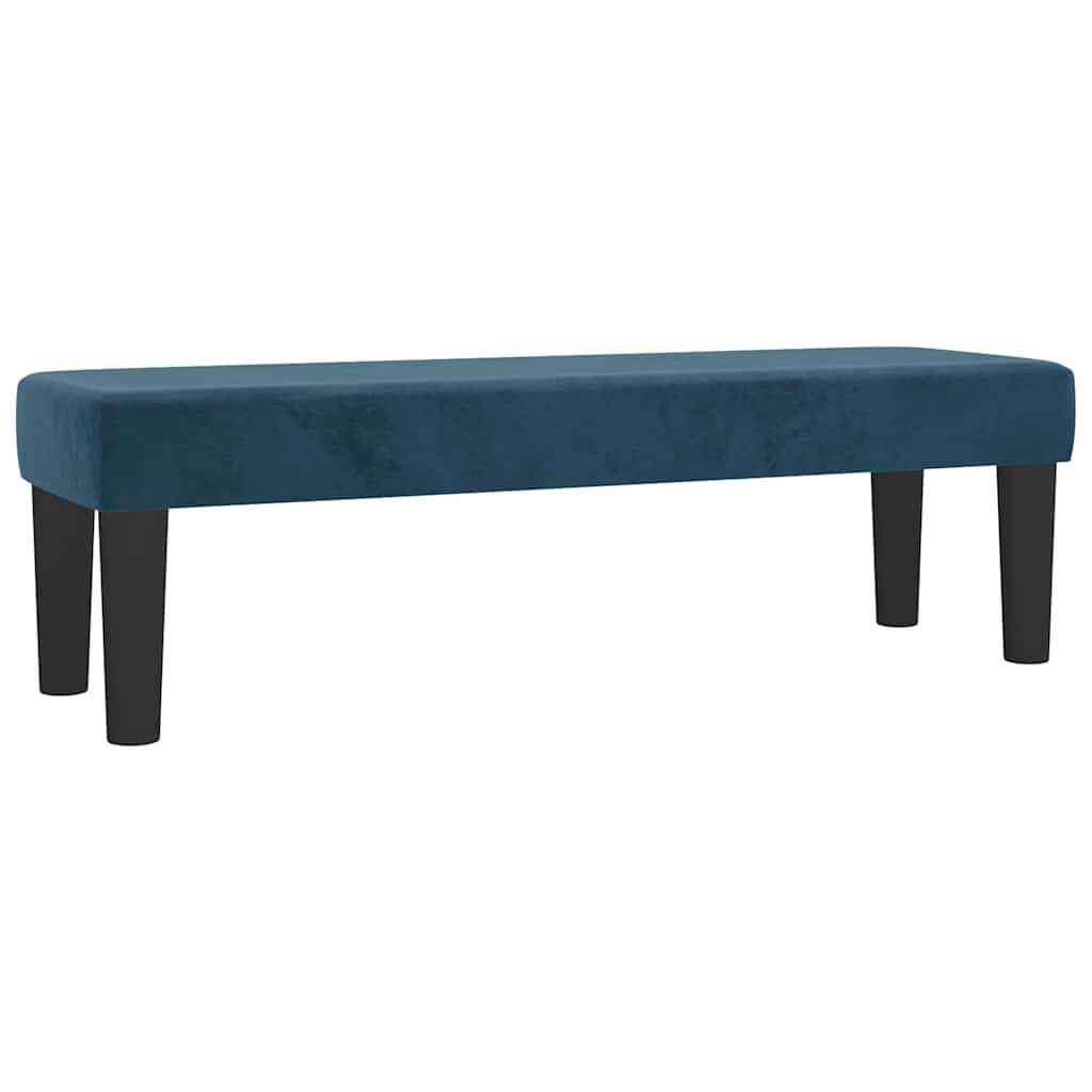 Boxspringbett mit Matratze Dunkelblau 200x200 cm Samt