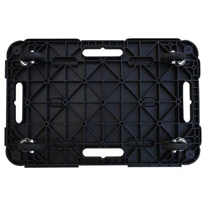 Transportroller 2 Stk. Schwarz 58x38x12 cm Polypropylen