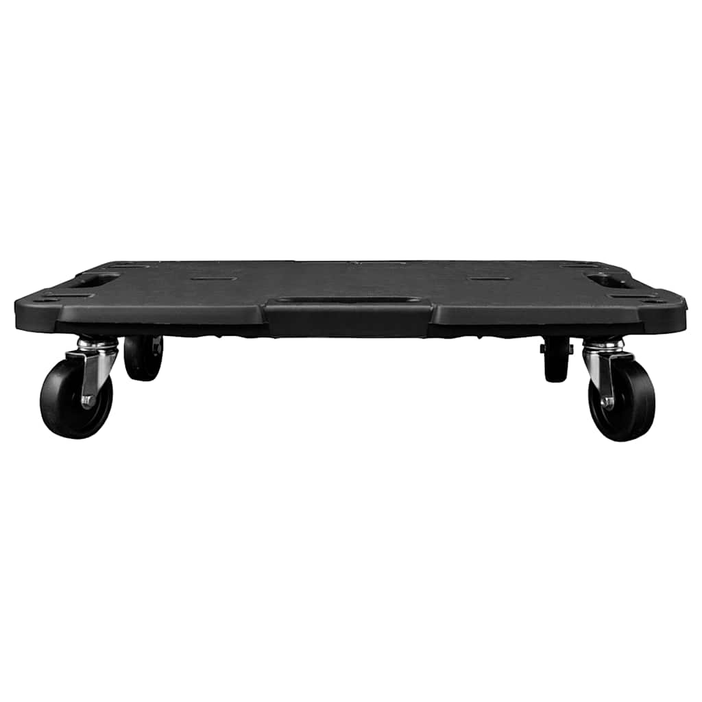Transportroller 3 Stk. Schwarz 58x38x12 cm Polypropylen