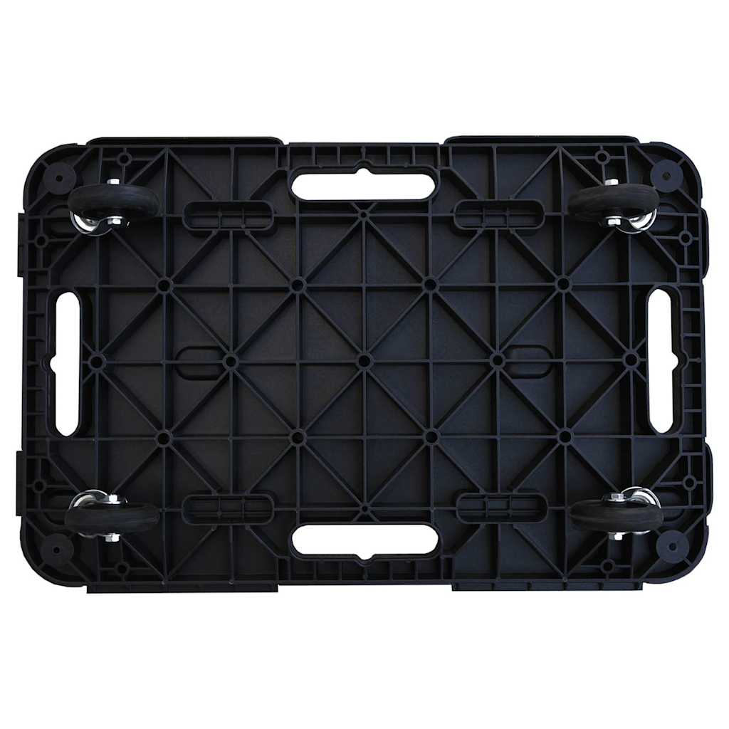 Transportroller 5 Stk. Schwarz 58x38x12 cm Polypropylen