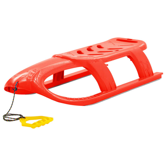 Luge pour enfants rouge 102,5x40x23 cm polypropylène