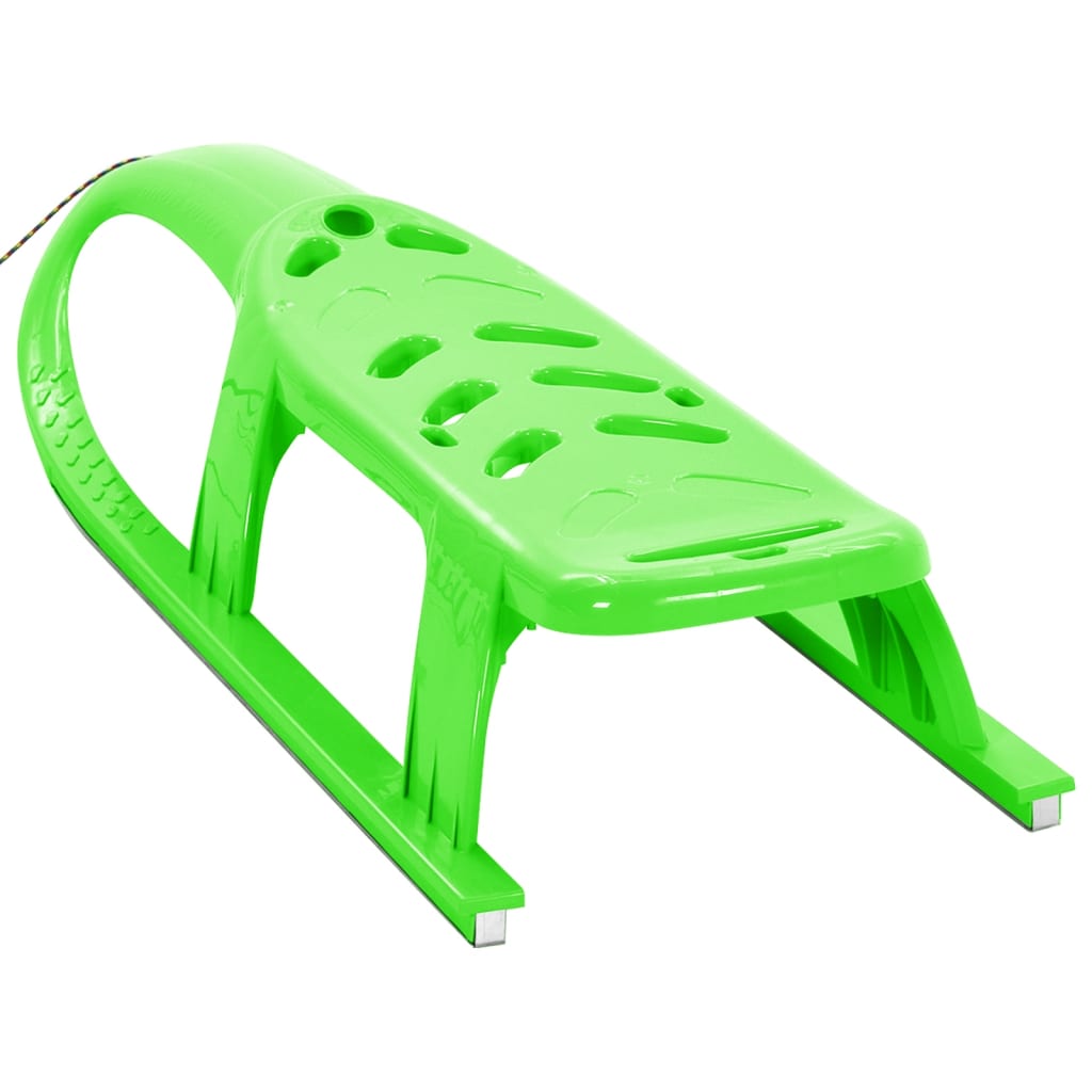 Luge pour enfants vert 102,5x40x23 cm polypropylène