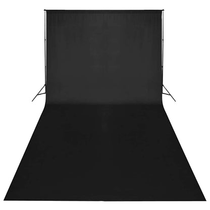 Fotostudio-Set mit Leuchten, Hintergrund und Reflektor