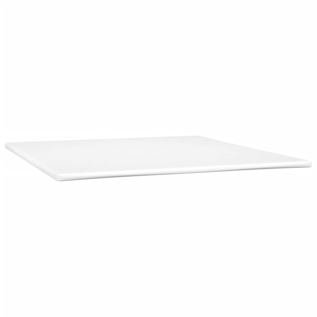 Boxspringbett mit Matratze Hellgrau 180x200 cm Stoff