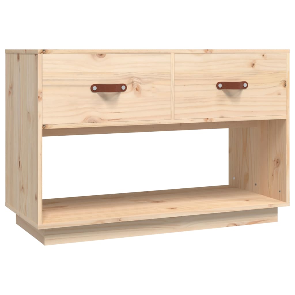 Meuble TV 90x40x60 cm en bois de pin massif