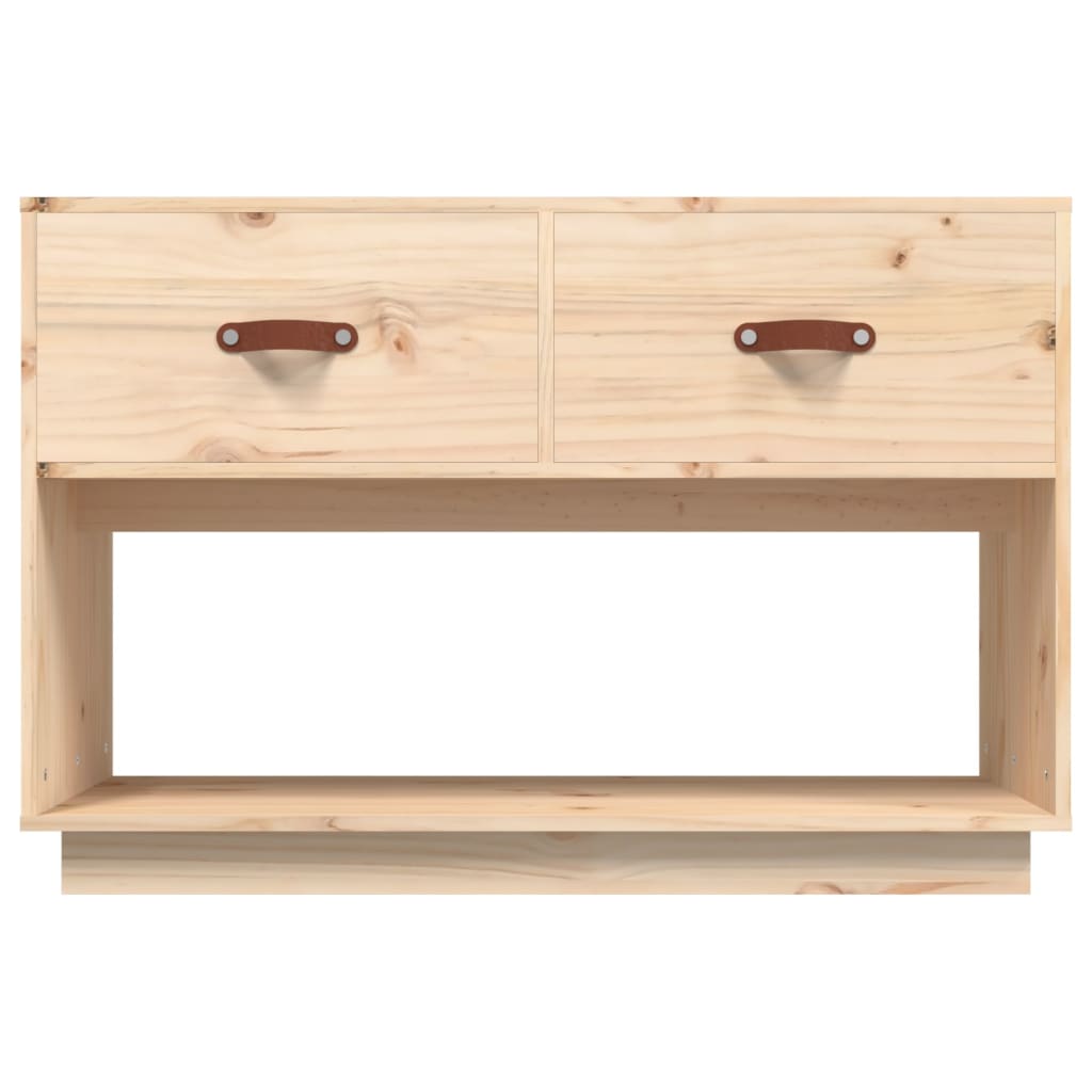 TV-Schrank 90x40x60 cm Massivholz Kiefer