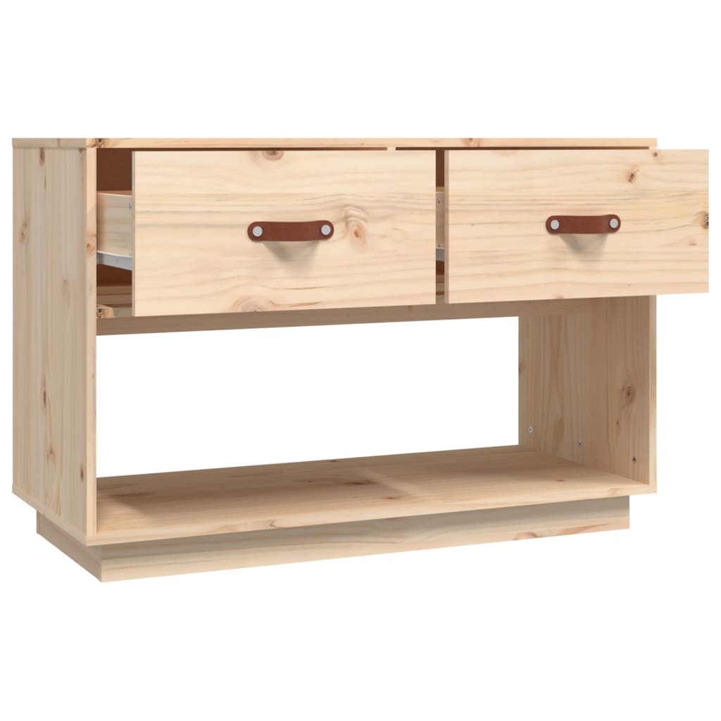 Meuble TV 90x40x60 cm en bois de pin massif