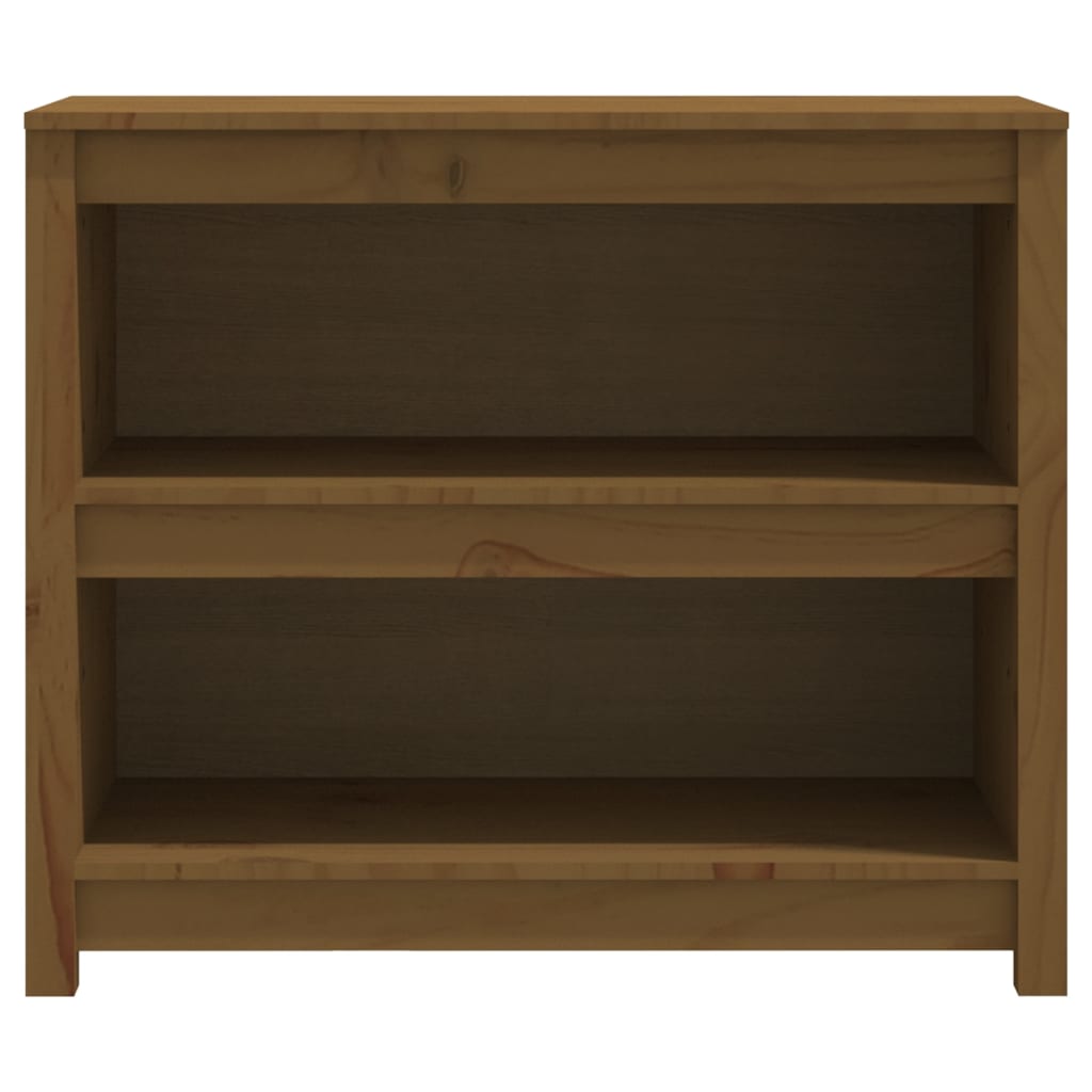 Bookshelf Honey Brown 80x35x68 cm Solid Pine