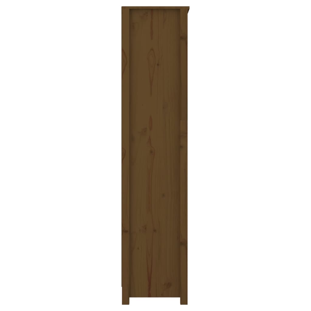 Bookshelf Honey Brown 80x35x154 cm Solid Pine