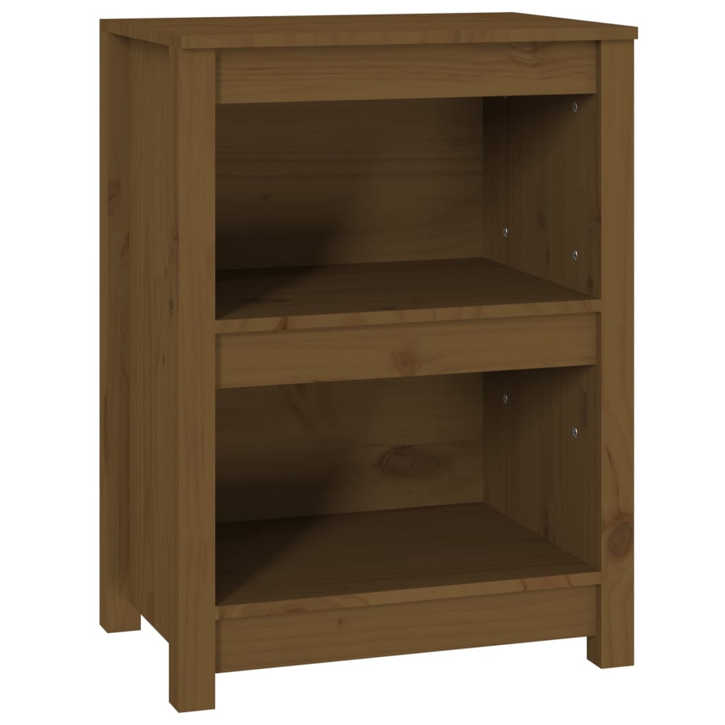 Bookshelf Honey Brown 50x35x68 cm Solid Pine Wood