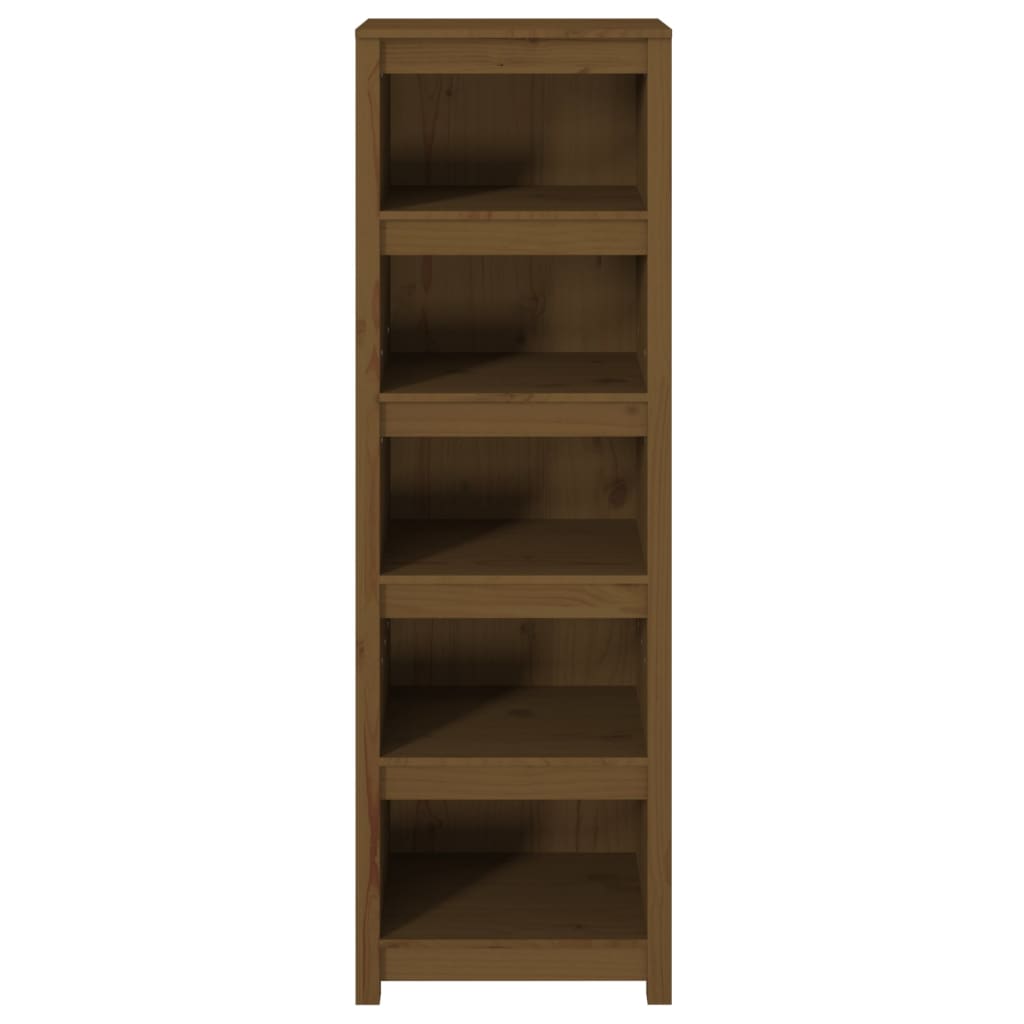 Bookshelf Honey Brown 50x35x154 cm Solid Pine
