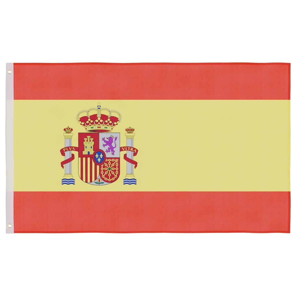 Flagge Spaniens mit Mast 6,08 m Aluminium