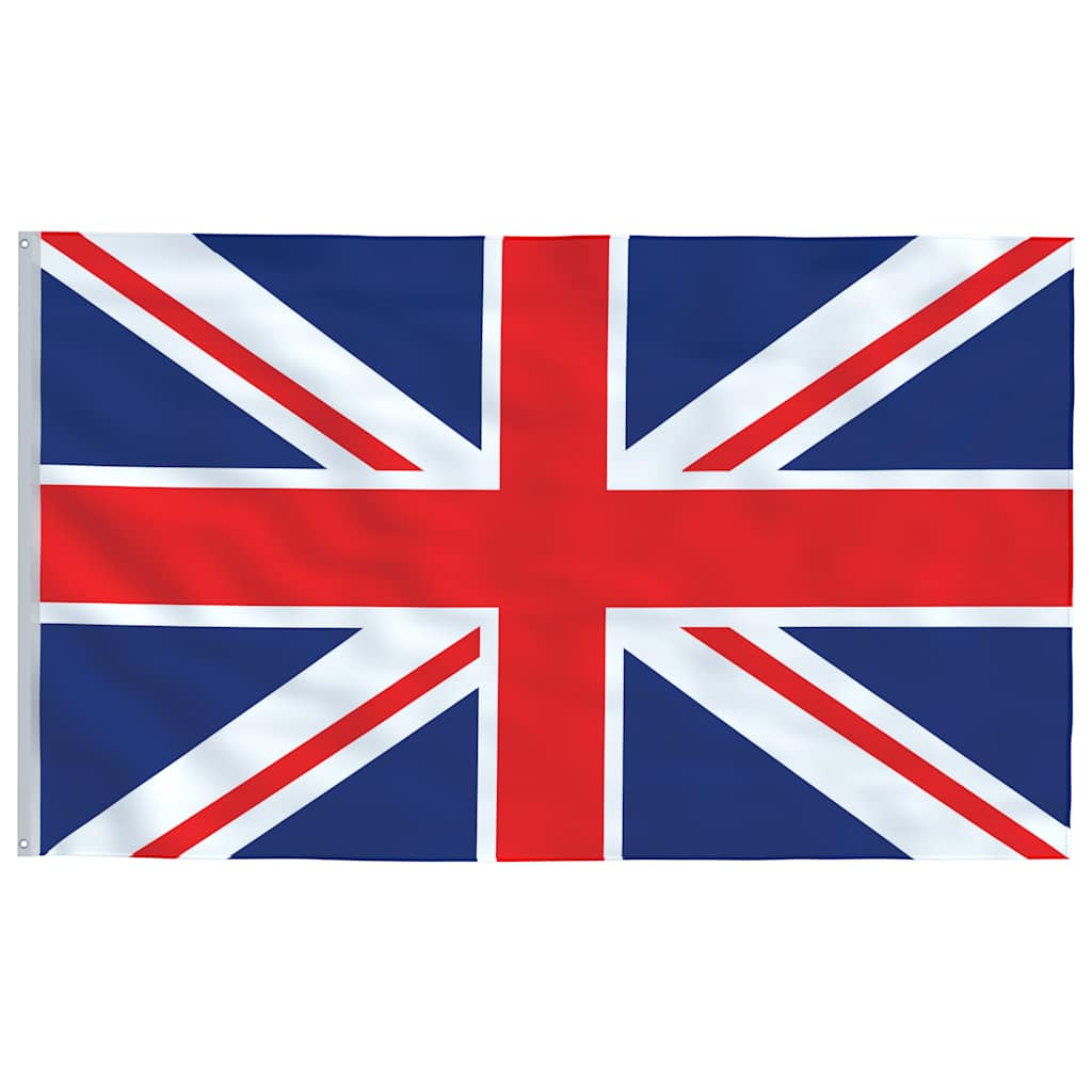 Flagge Großbritanniens mit Mast 6,08 m Aluminium