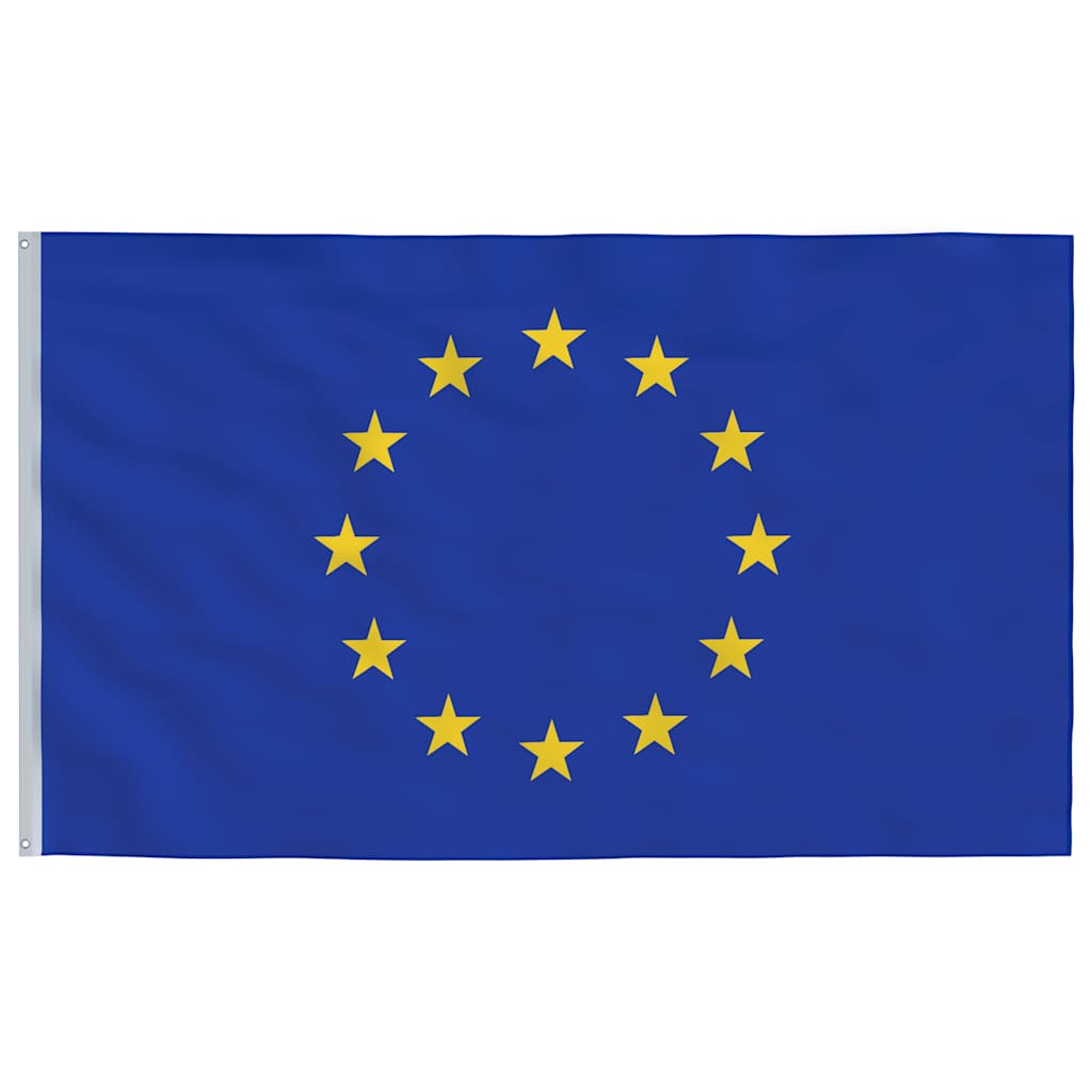 Europaflagge mit Mast 6,08 m Aluminium