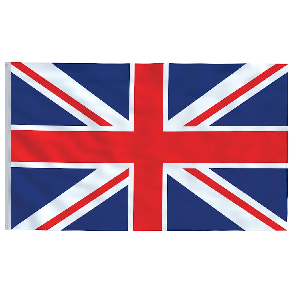 Flagge Großbritanniens mit Mast 5,5 m Aluminium