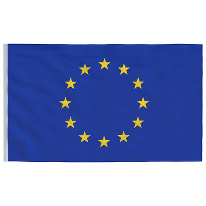 Europaflagge mit Mast 5,5 m Aluminium