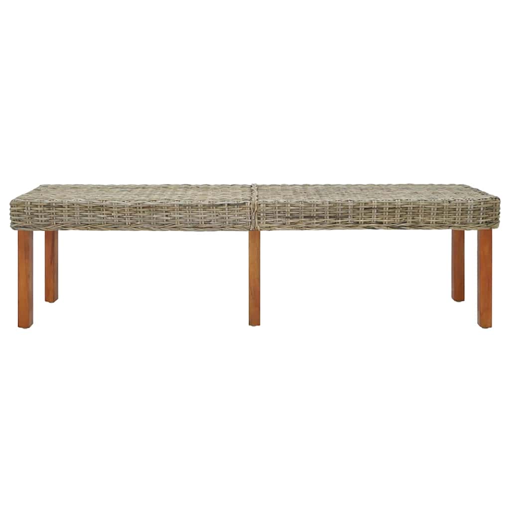 Bank Natur 160 x 35 x 45 cm Massivholz Mango