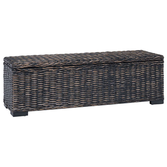 Aufbewahrungsbox mit Speicher Schwarz 110 x 35 x 45 cm