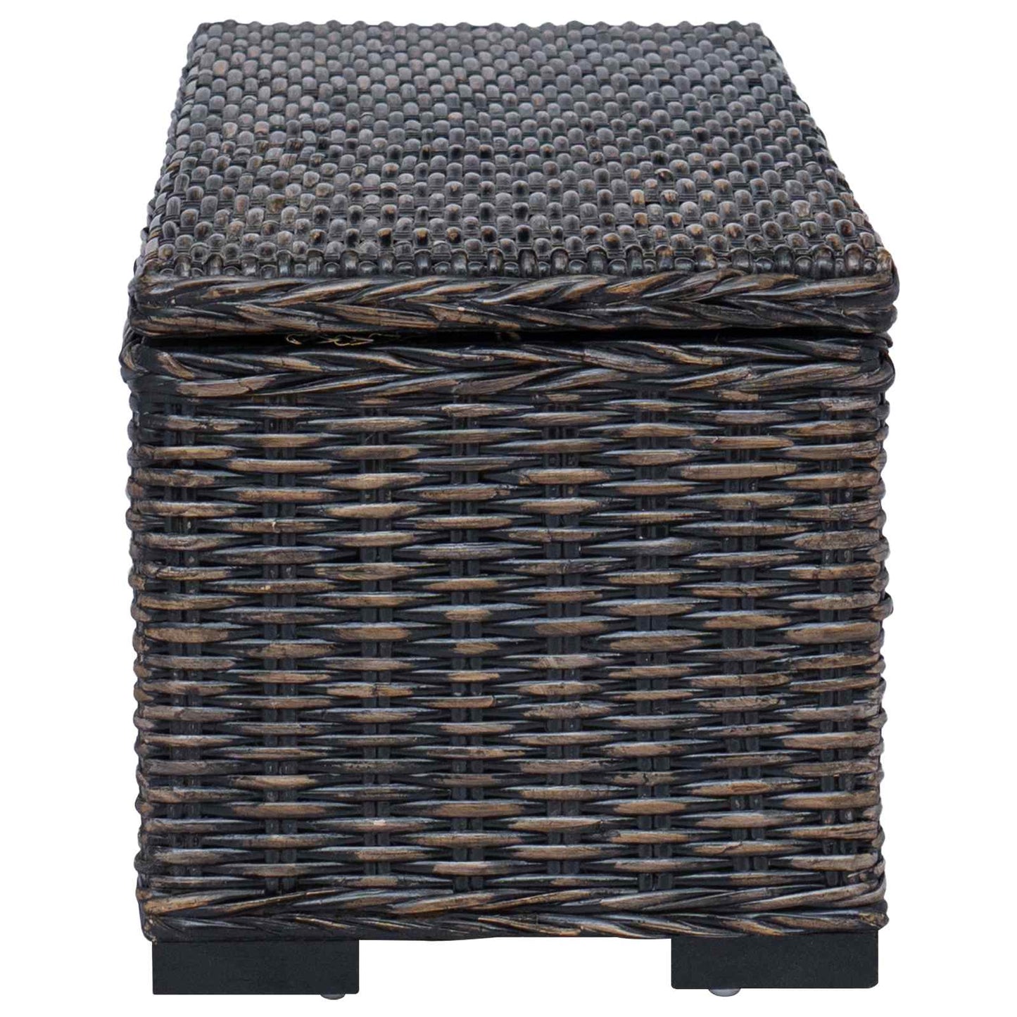 Aufbewahrungsbox mit Speicher Schwarz 110 x 35 x 45 cm