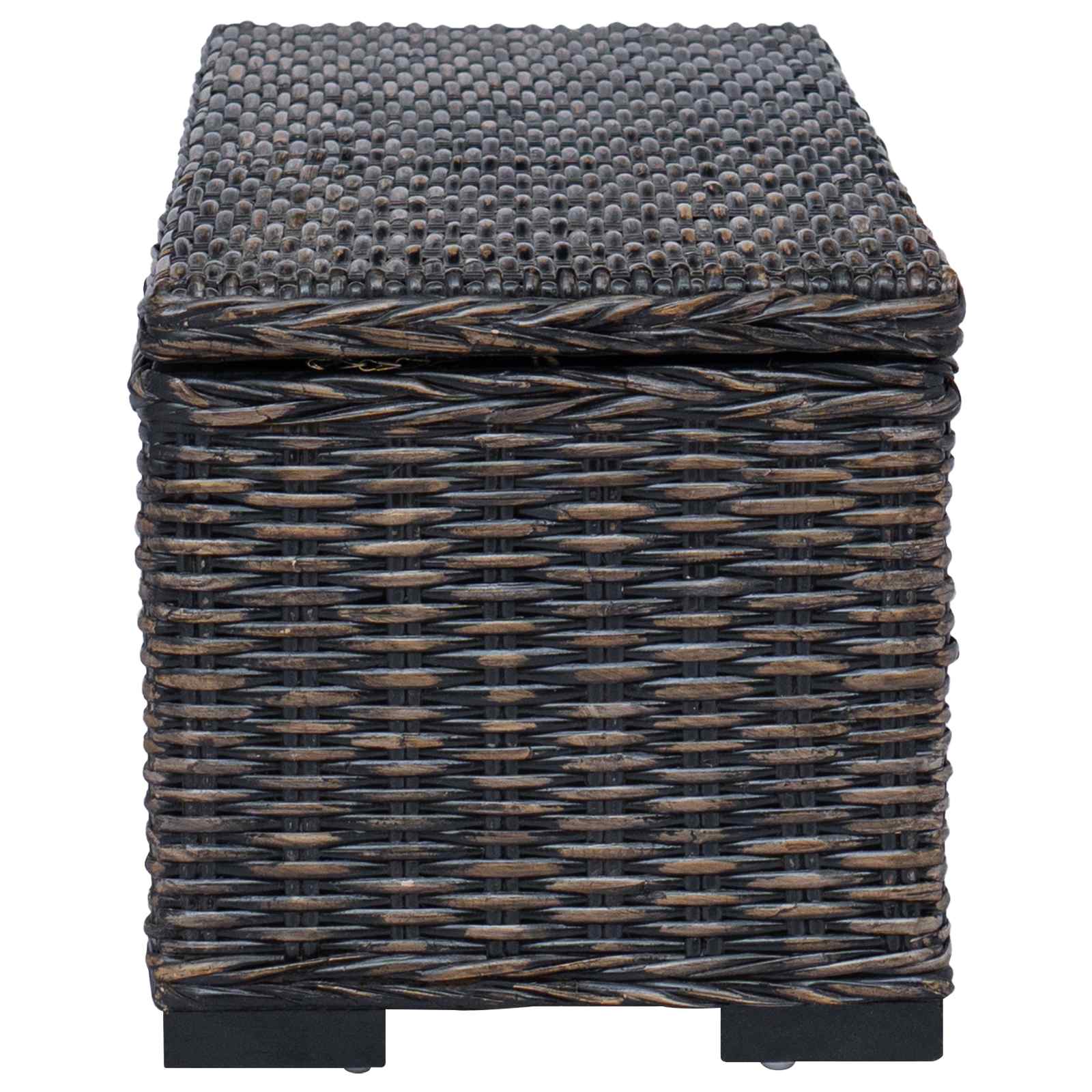 Aufbewahrungsbox mit Speicher Schwarz 110 x 35 x 45 cm
