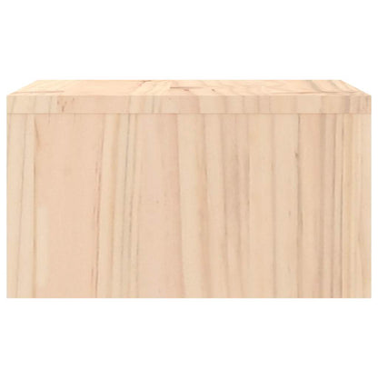 Monitorständer 50x27x15 cm Massivholz Kiefer