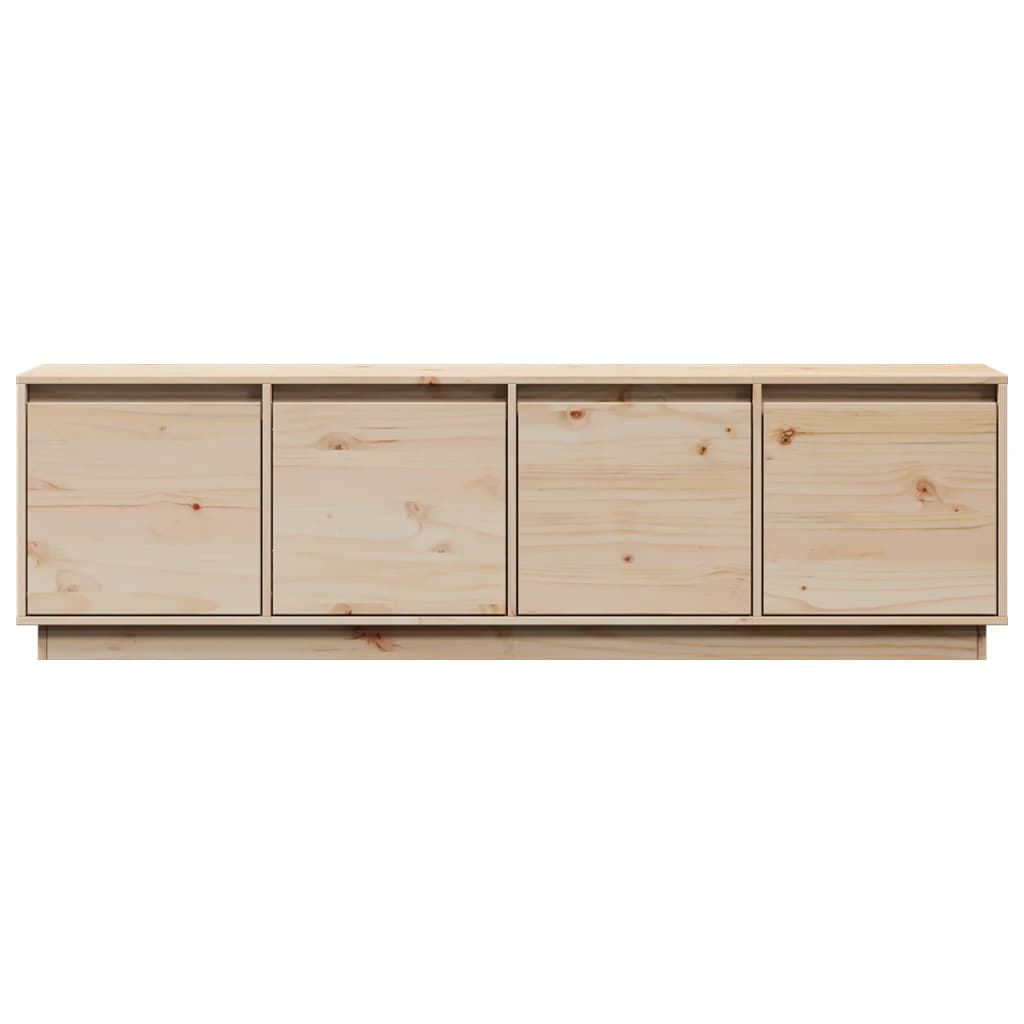 TV-Schrank 156x37x45 cm Massivholz Kiefer