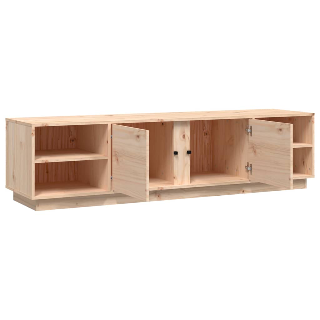 Meuble TV 156x40x40 cm en bois de pin massif